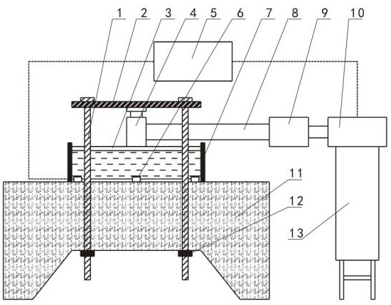 Pressurized tunnel lining structure accelerated corrosion test device and pressurization control method