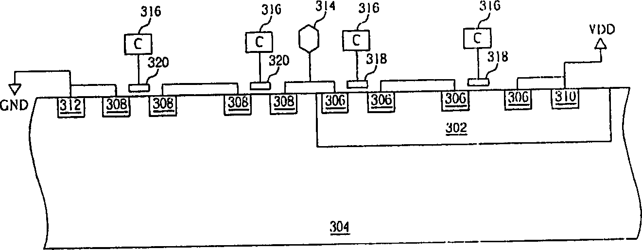 Output stage structure