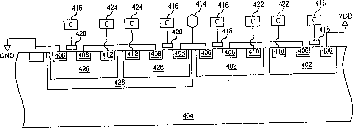 Output stage structure