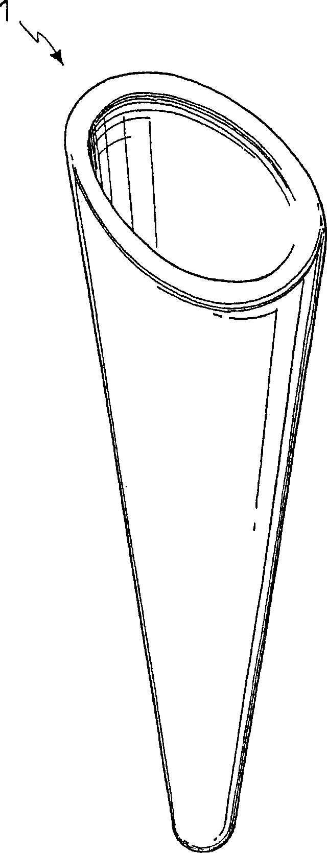 Filling food, related semi-processed food and its production method and apparatus