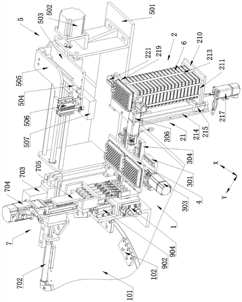 Laser feeding device