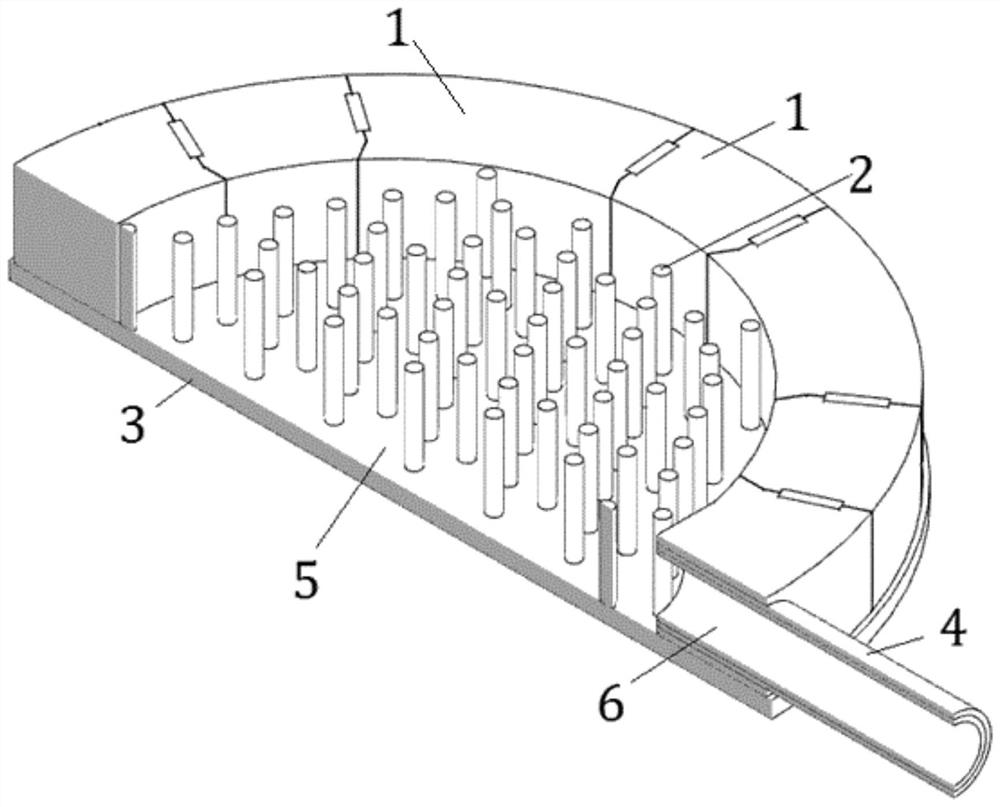 Mixing chamber structure for prism type high-temperature gas cooled reactor