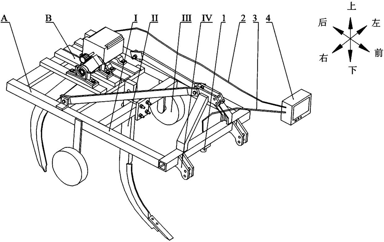 Subsoiler with plowing depth compensation mechanism