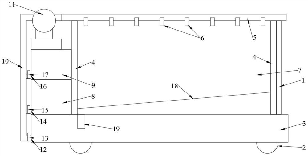 Integral display screen cleaning equipment and cleaning method