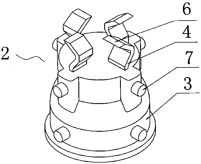 Rotary electric trimmer inner cutter head