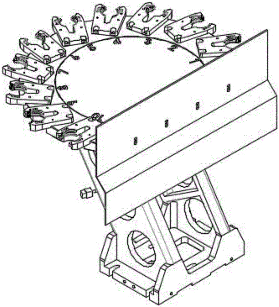 Tool magazine of glass machine