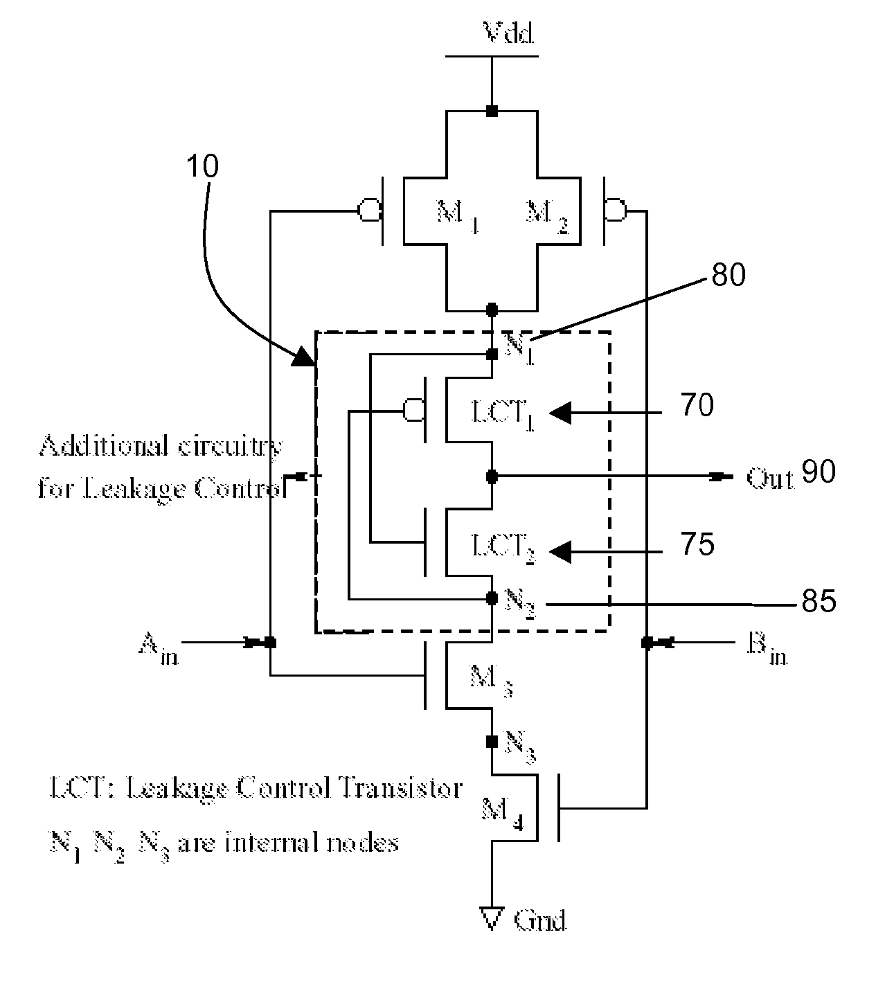 A Method and Apparatus for Reducing Leakage in Integrated Circuits