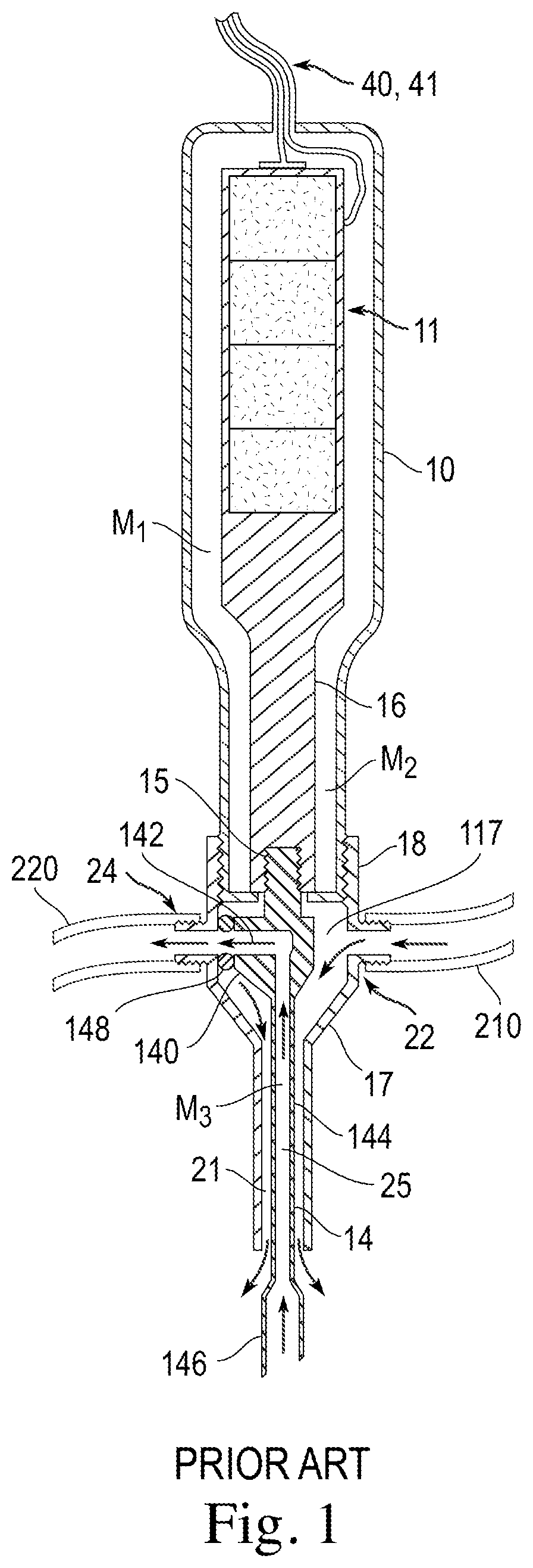 Single piece connecting member and work tip for surgical hand piece