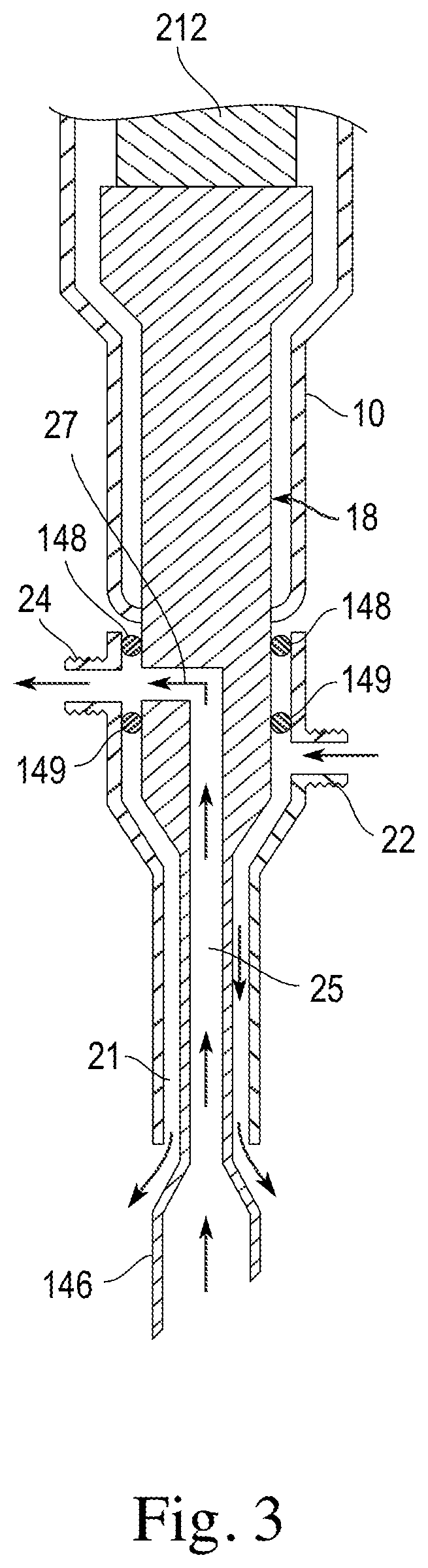 Single piece connecting member and work tip for surgical hand piece