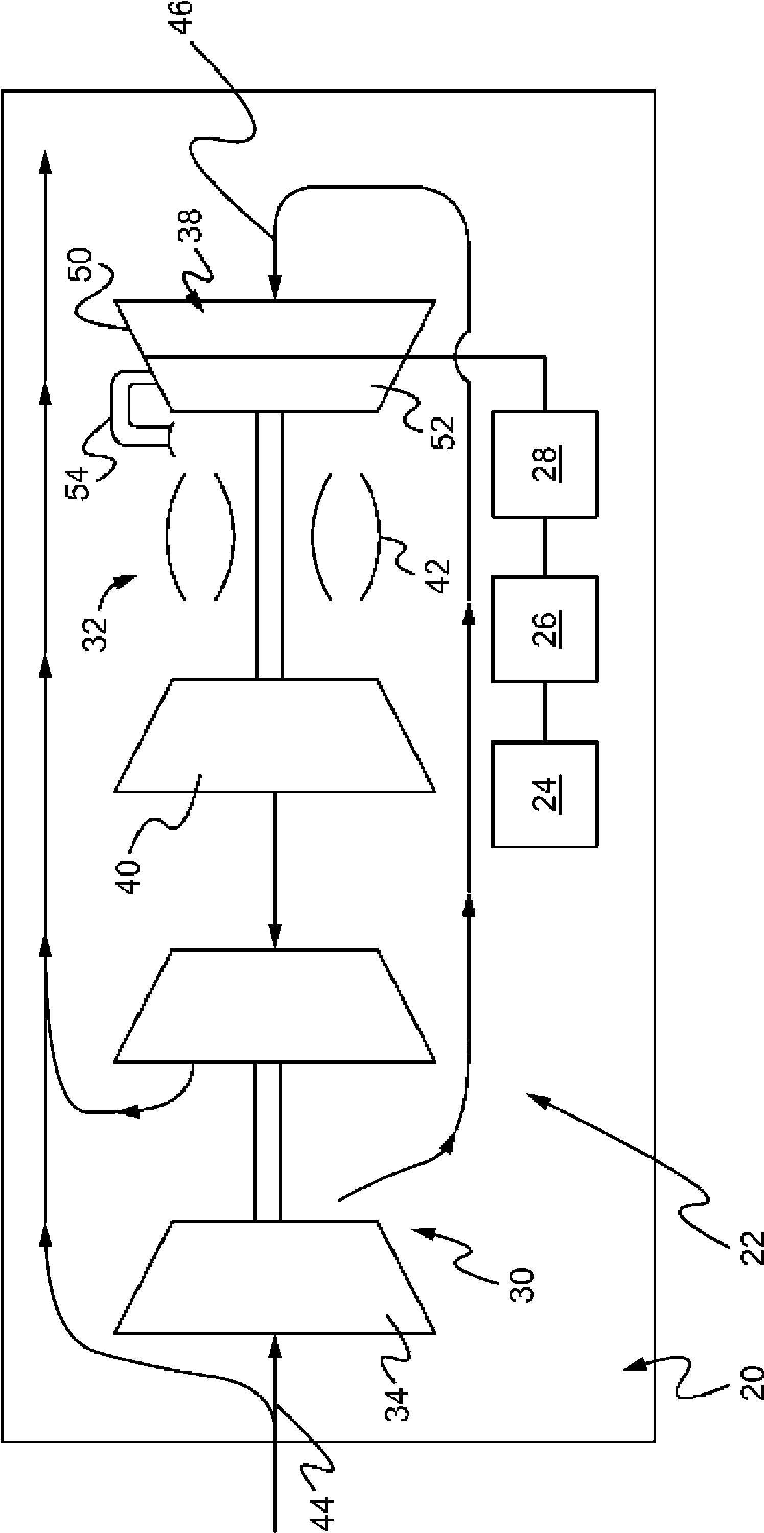 Gas turbine engine with variable overall pressure ratio