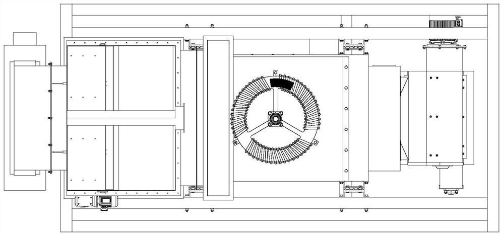 Magnetic drive plane rotary screen