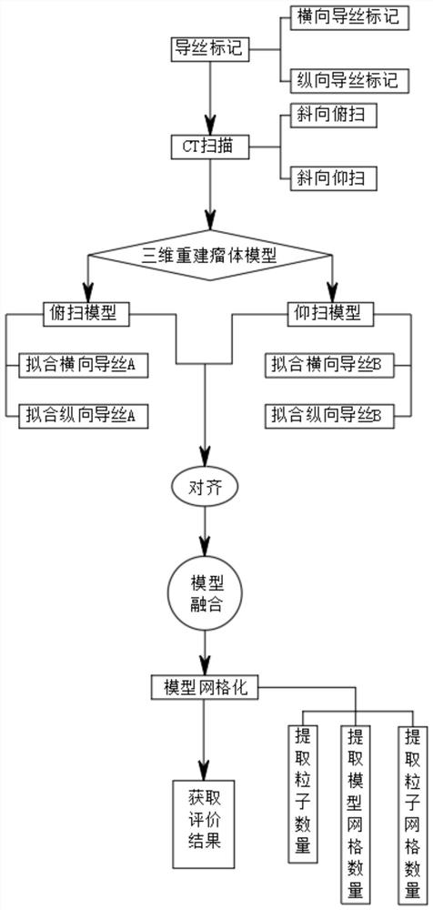 A method for evaluating the effect of tumor radiotherapy based on radioactive seed implantation