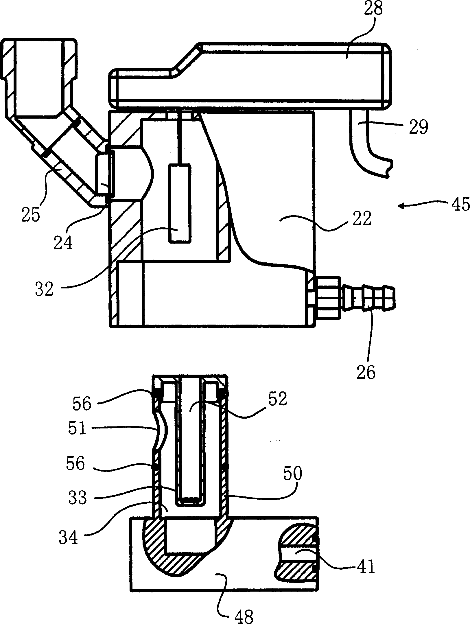 Condensate drainage with maintenance interface