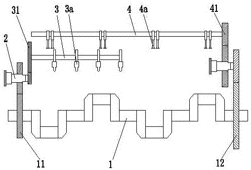 Adjustable hydraulic gear shaft transmission mechanism