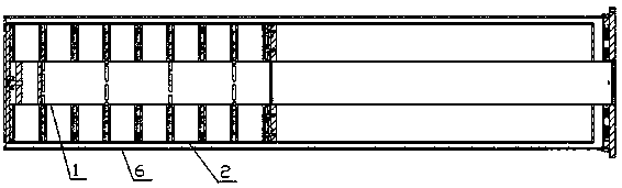 Superconducting magnetic separator parallel separation mechanism capable of achieving uniform water distribution