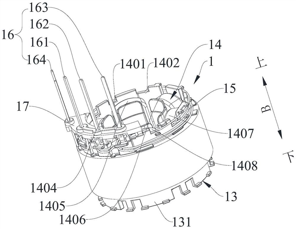 Stator, motor, fluid pump and vehicle