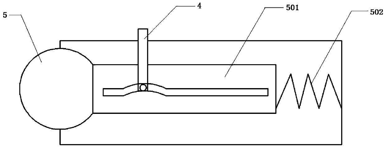 An injection mold placement rack