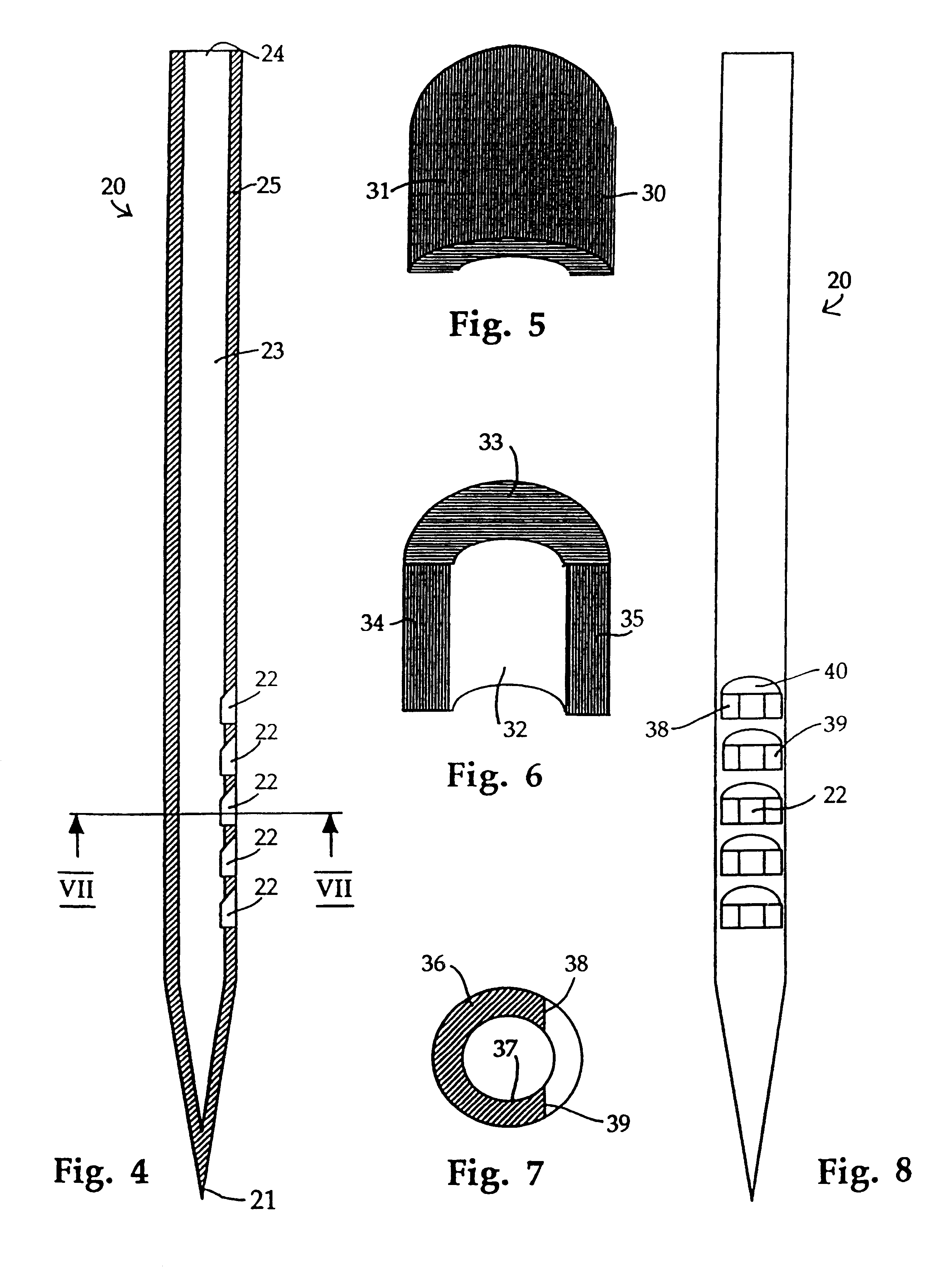 Needle for subcutaneous delivery of fluids