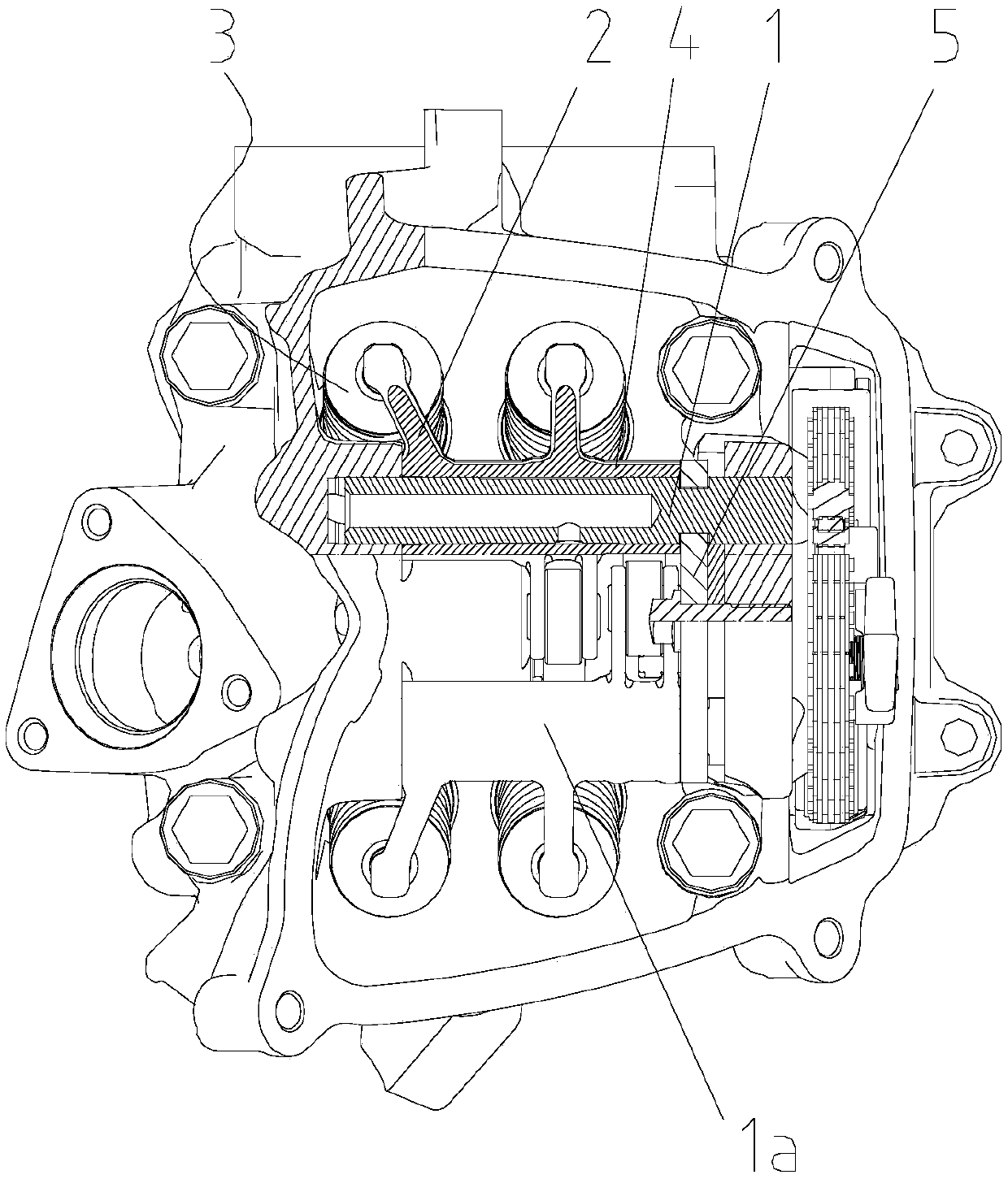 Engine valve mechanism and engine