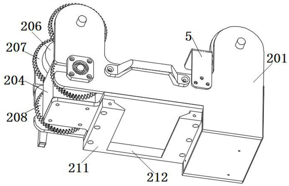 Unmanned inspection trolley for bottom of oversize steel beam bridge