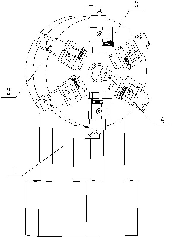 Interesting experimental device for geotropism growth of roots of soilless culture plants