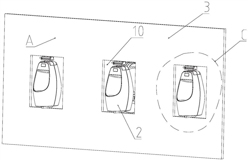 Automatic cleaning urinal system and working method