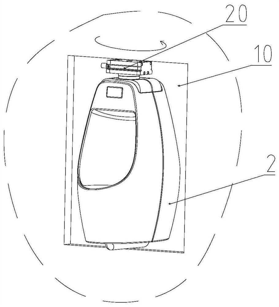 Automatic cleaning urinal system and working method