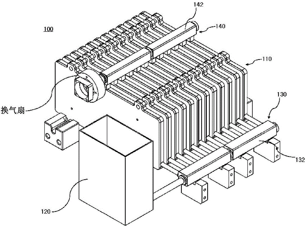 Air-metal secondary battery unit and air-metal secondary battery module including same