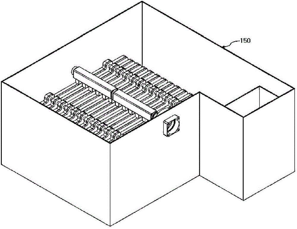 Air-metal secondary battery unit and air-metal secondary battery module including same