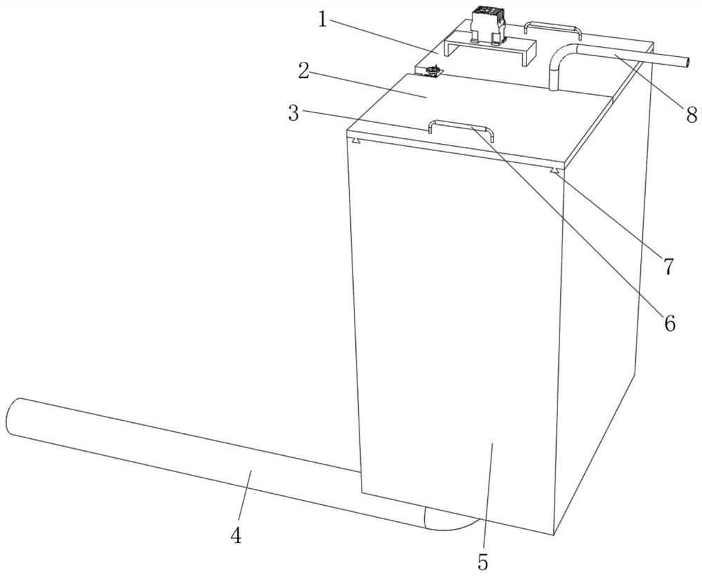 Automatic protection device for movable submersible pump