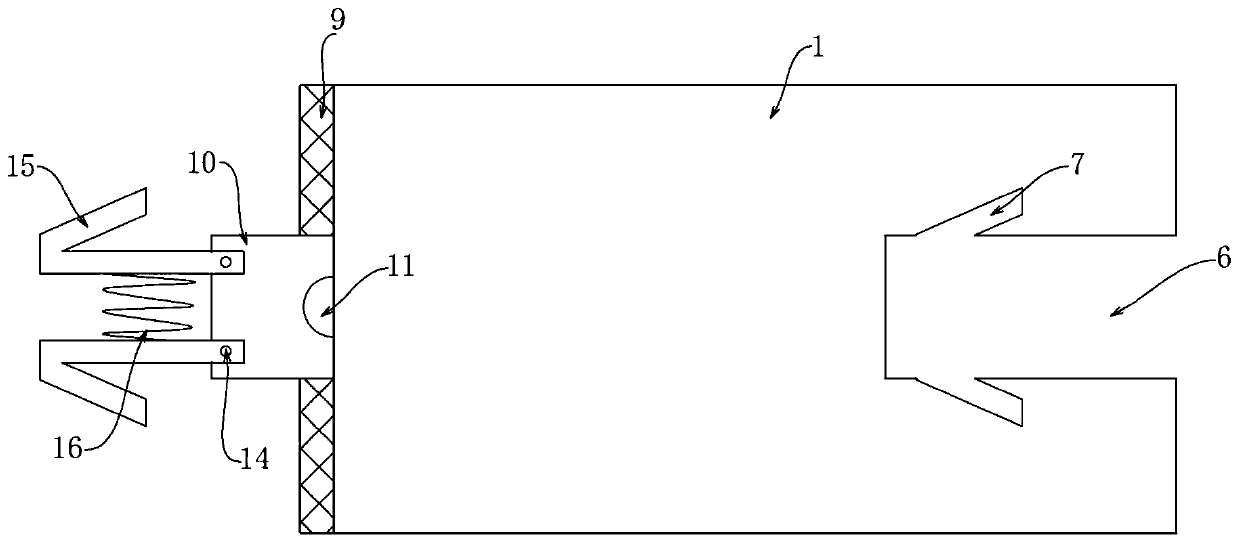 Integrated floor mounting structure and mounting process thereof