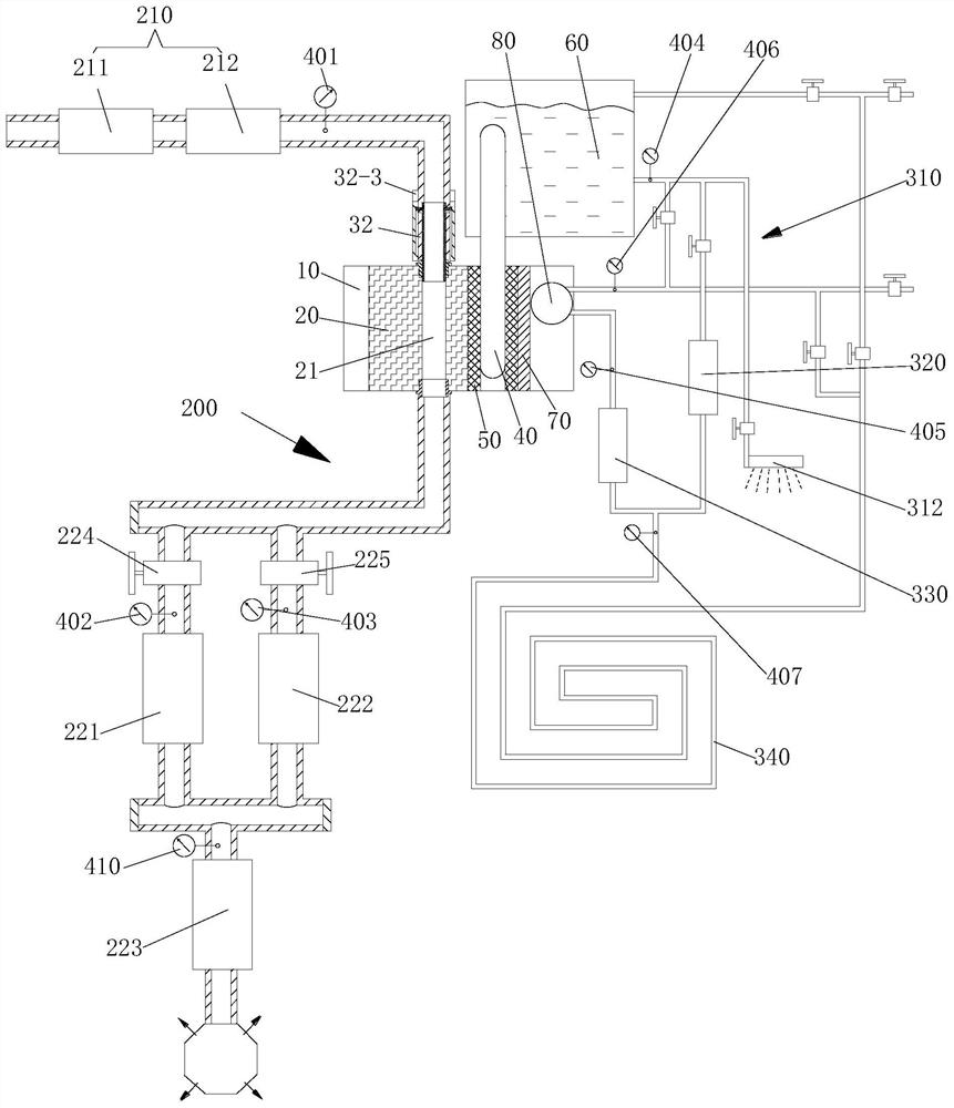 Solar energy radiation absorbing device and comprehensive utilization system of same