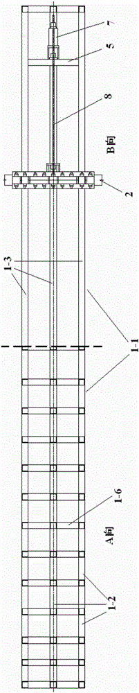 Temporary cross brace of a space cable suspension bridge and its hoisting construction method