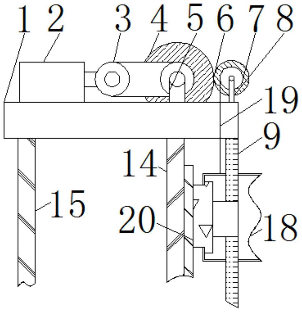 A toilet-adjustable lifting device for flax textile processing