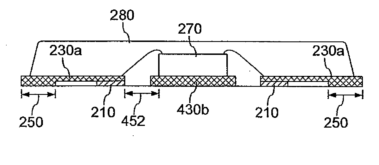 Methods and devices for manufacturing cantilever leads in a semiconductor package