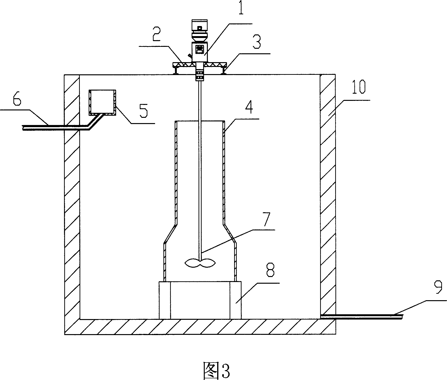 Air-floating pretreatment method and device for high-concentration organic sewage