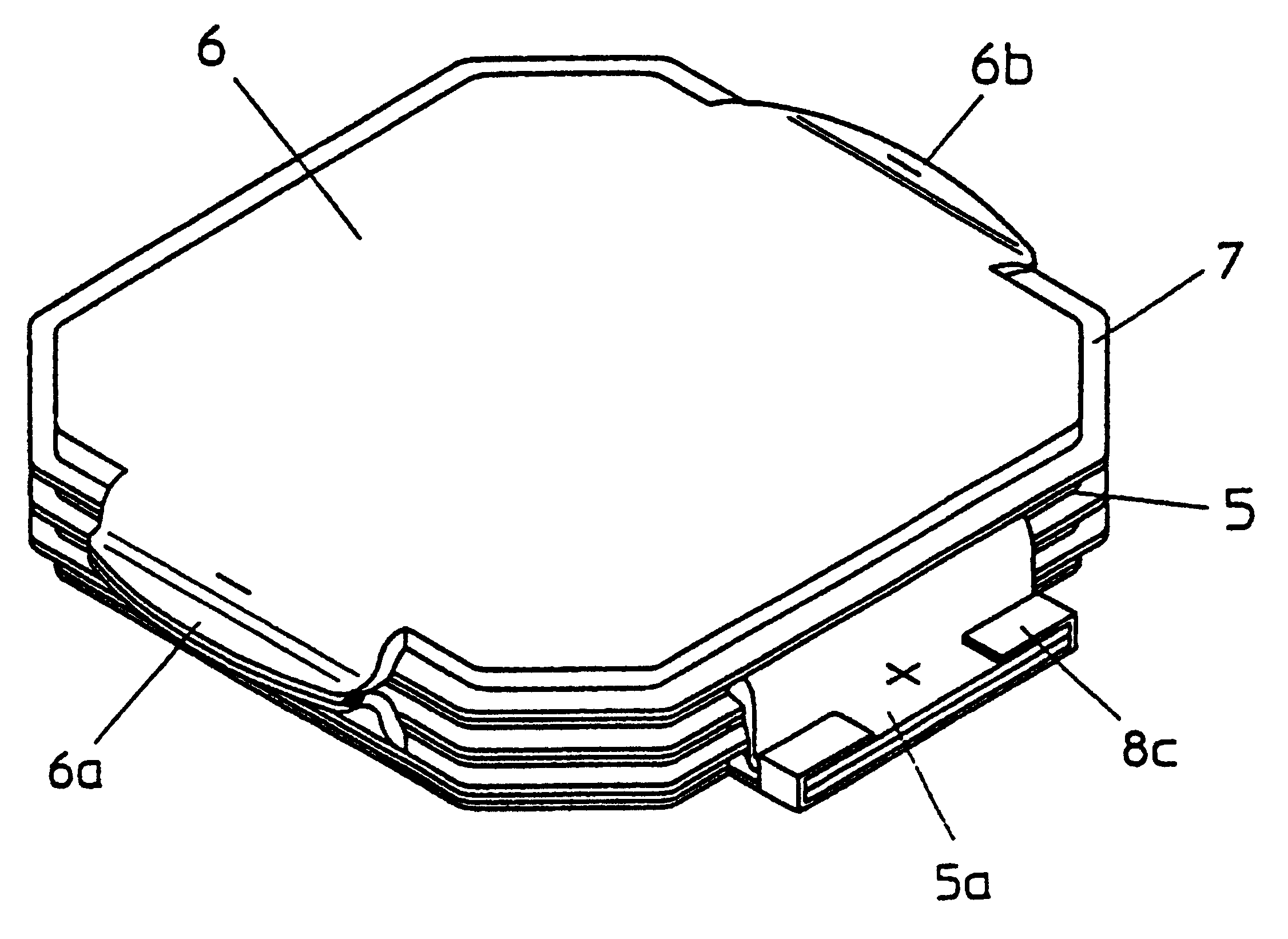 Electrical rechargeable battery in the form of a button cell