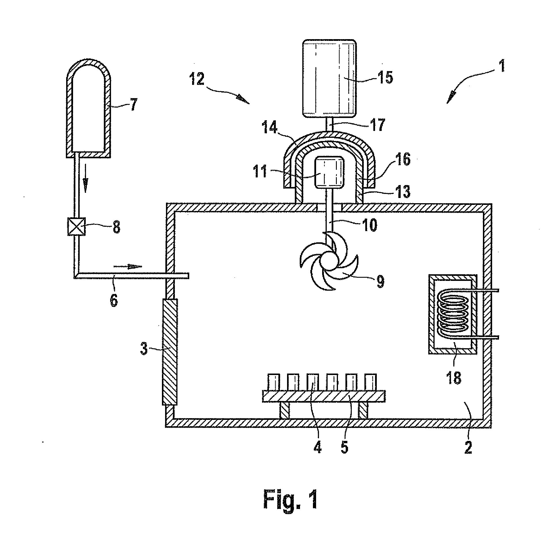 Quenching device and quenching method