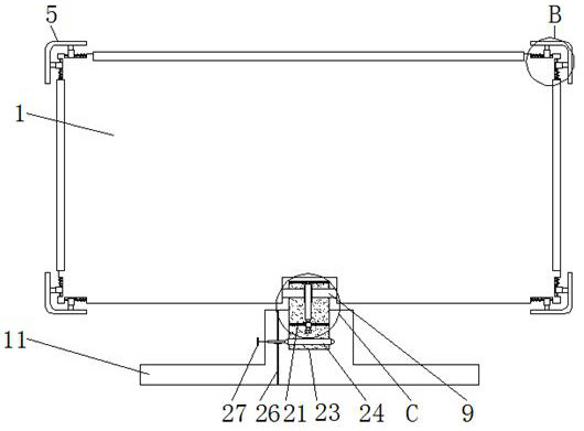 Rotatable display screen for instrument and apparatus