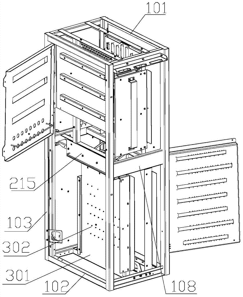 Electrical cabinet of cab