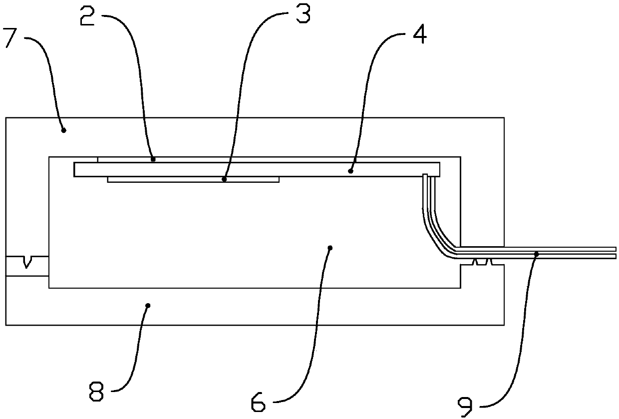 Capacitive sensor without capacitor element