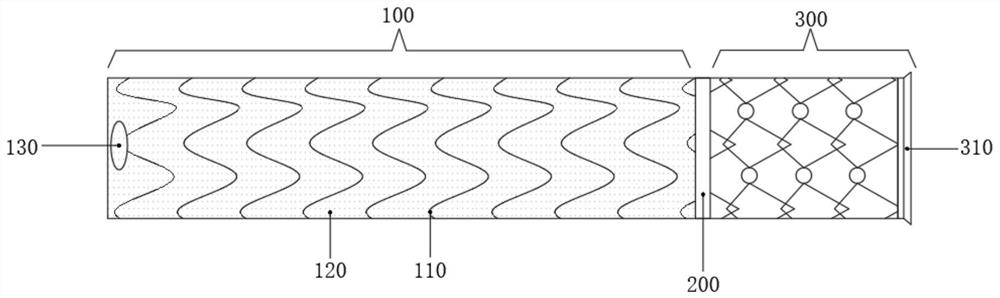 Intrahepatic portosystem shunt stent with diameter capable of being automatically adjusted