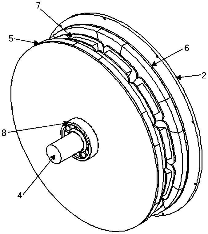 Axial permanent-magnet motor