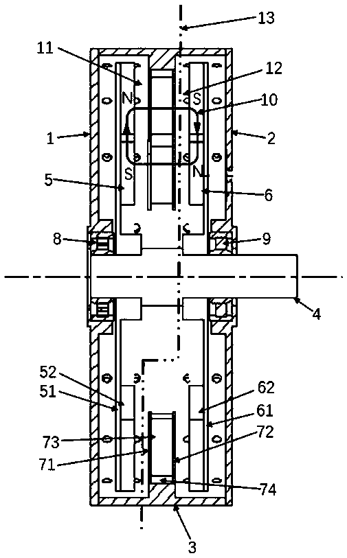 Axial permanent-magnet motor