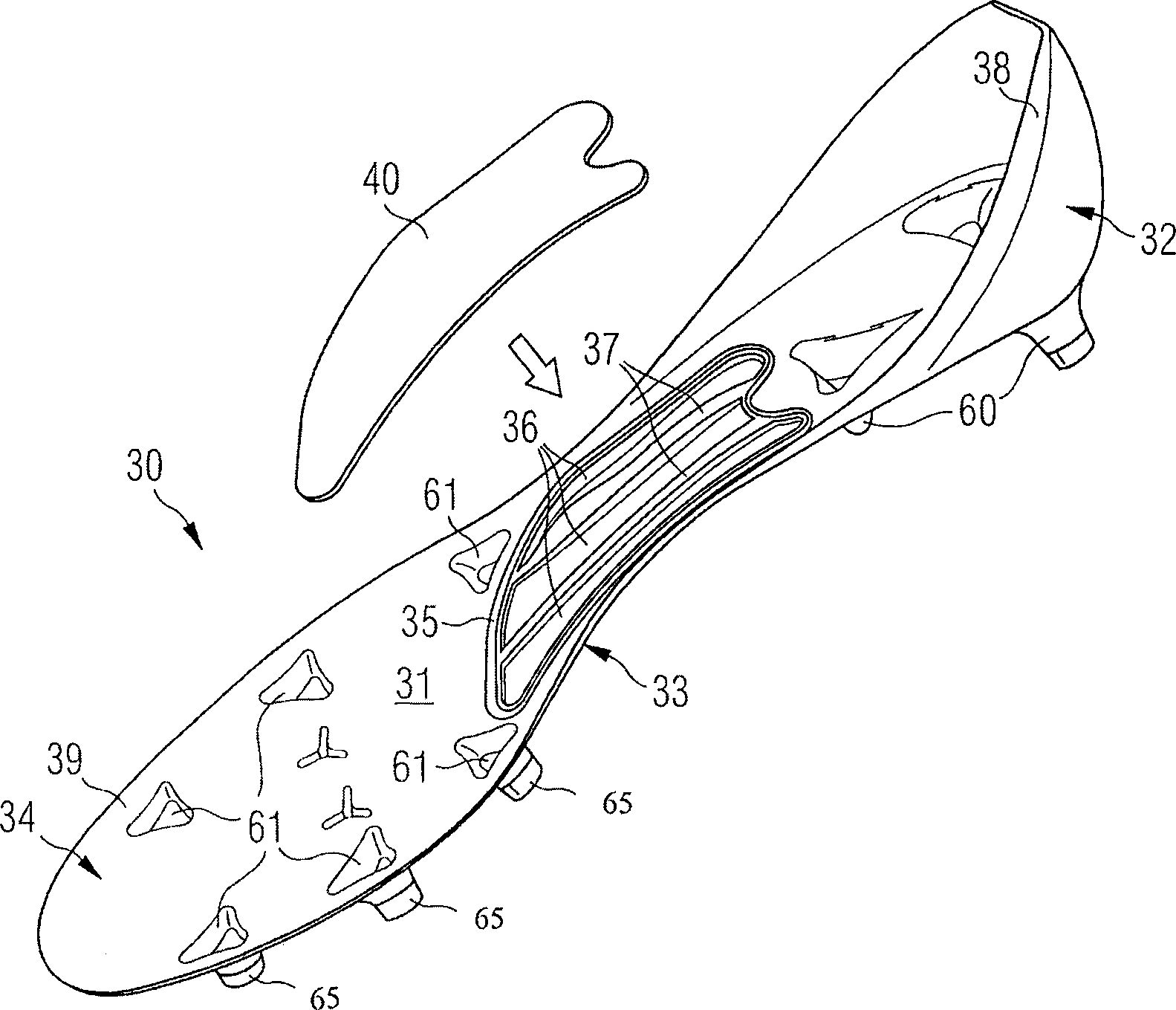 Outsole and sports shoe