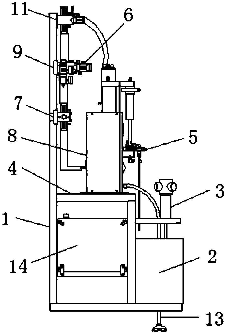 Injection-type paint supply system