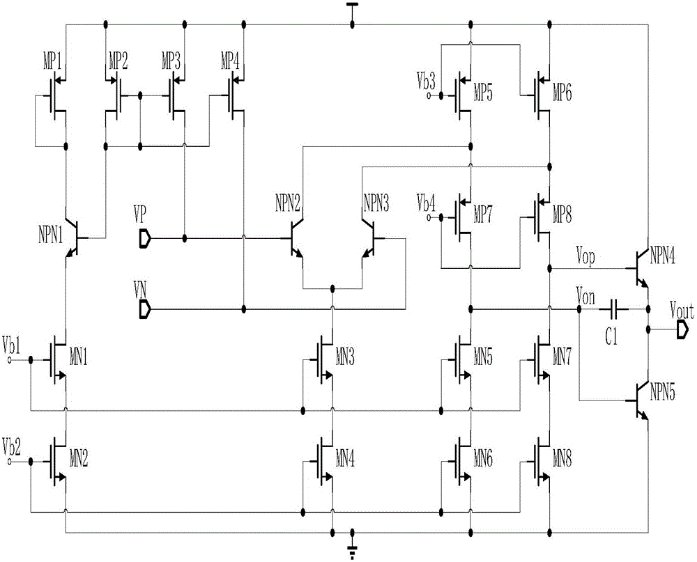 Circuit for low-offset operational amplifier