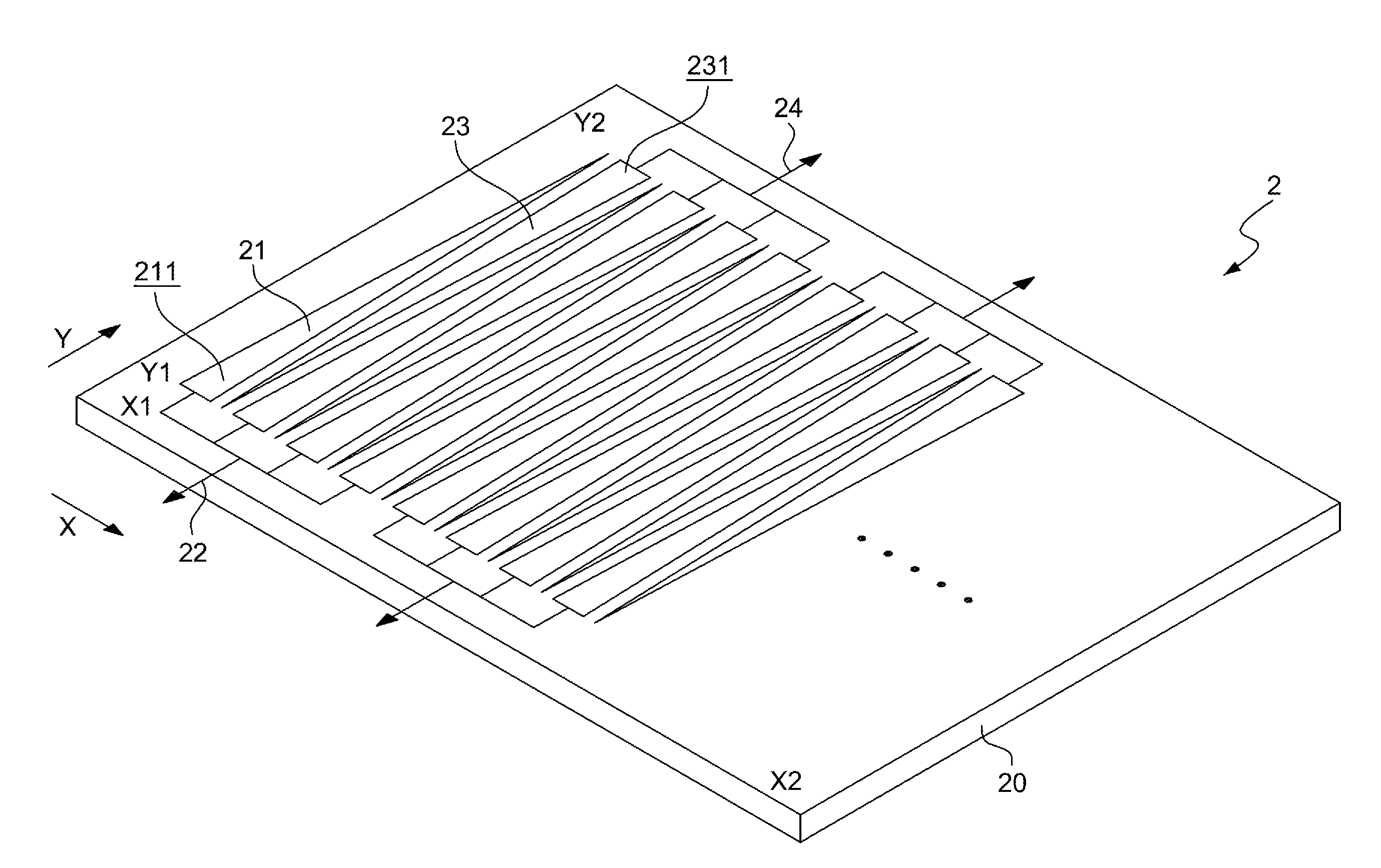 Capacitive Touch Sensing Structure and Sensing Method Thereof