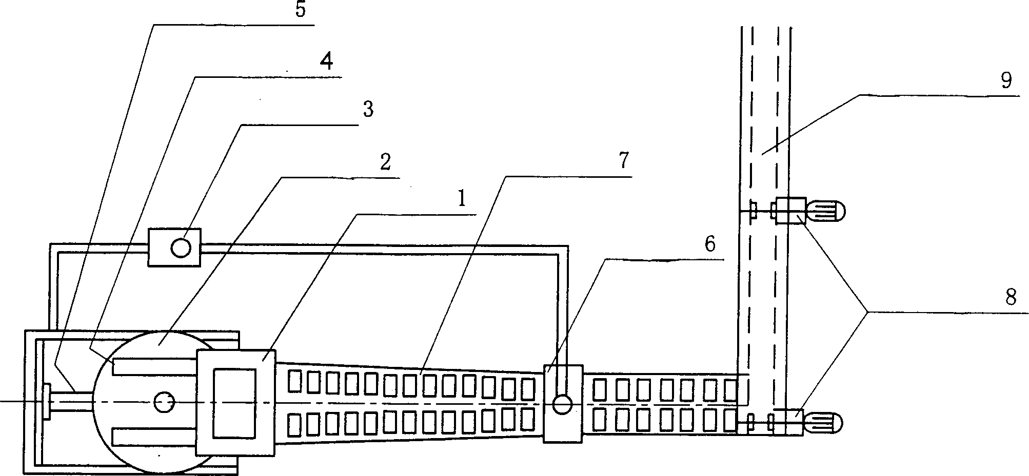 Hollow concrete building block and its productive method and apparatus