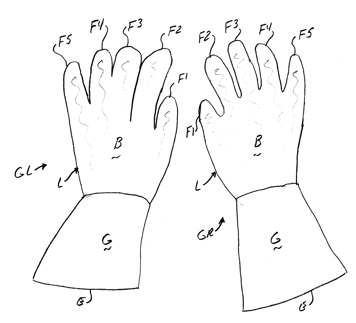 Scrub glove for cleaning various articles